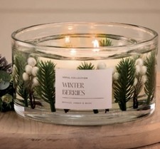 Aldi Hotel Collection Winter Berry Gel Handmade Inclusion Scented Candle Large 