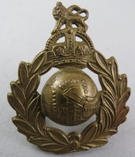 Military Brass K/C Badge Royal Marines Marine