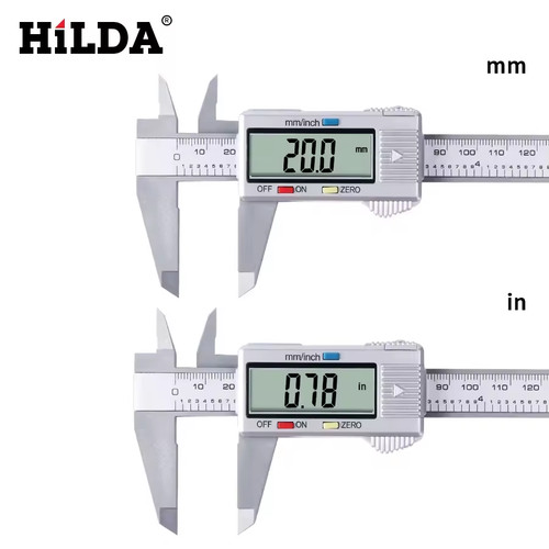 Metal inch digital vernier - 6,
