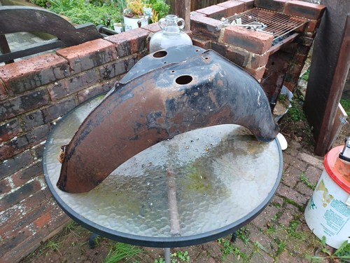 Velocette front mudguard - le,