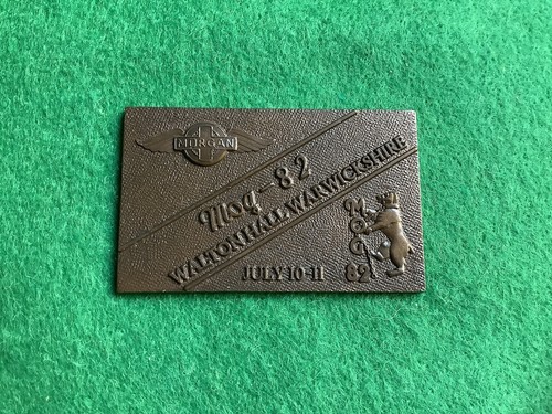 Morgan car plaque from - morgan,