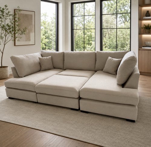 Cinema sofa shape l - u,