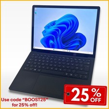 Microsoft Surface Laptop 4 i7-1185G7 16GB 256GB Windows 11 Touchscreen Black