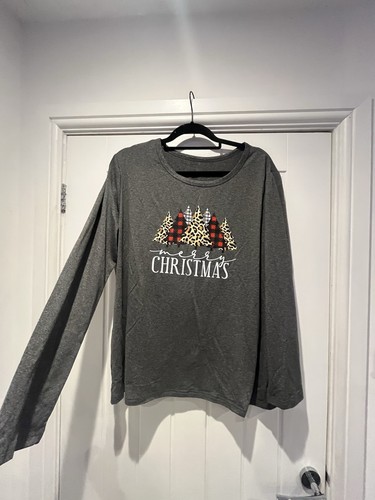 Christmas grey plaid graphic - grey,