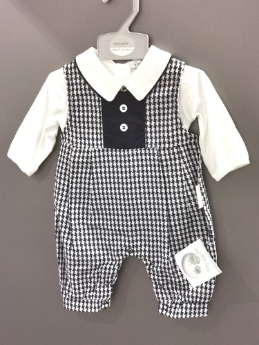 Baby boys outfit blue dungeree - baby,