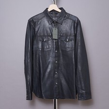 ALL SAINTS Leather Shirt