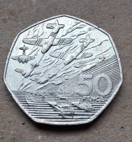 Large old style day 50p - old,