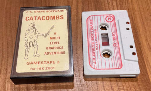 Sinclair zx81 game catacombs - sinclair,