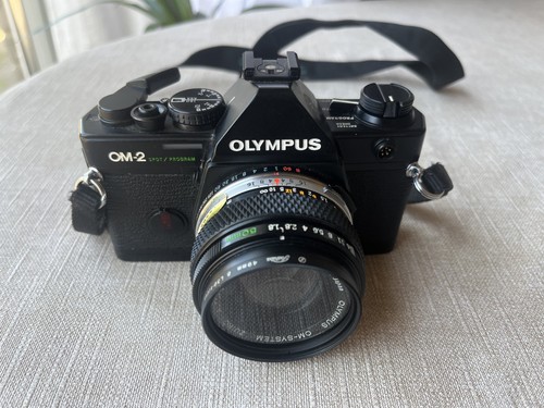 Olympus 35mm slr camera - olympus, om-2