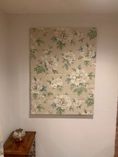 Pair Of M2M Laura Ashley Wisley Roman Blinds each 85cm W x 115 cm L