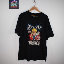 Vintage Rock City Donington 1992 T Shirt Mens XL Black Nottingham UK Music