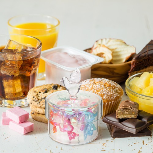 Mini cake plate - lid, glass