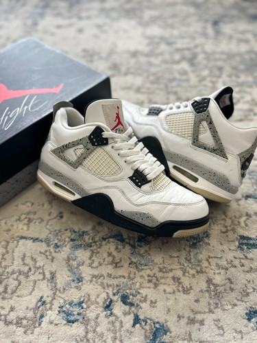 Jordan retro white cement - jordan, 4