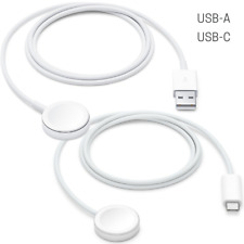 GENUINE APPLE MAGNETIC WATCH  USB-C & USBC-A CHARGER CHARGING CABLE 1 METER