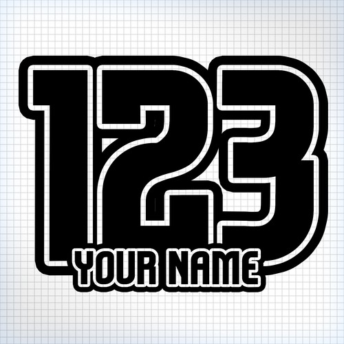 Race numbers with name - x, mx