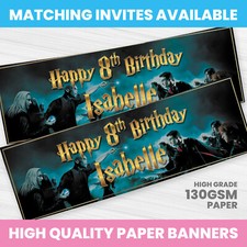Harry potter birthday banner - harry,