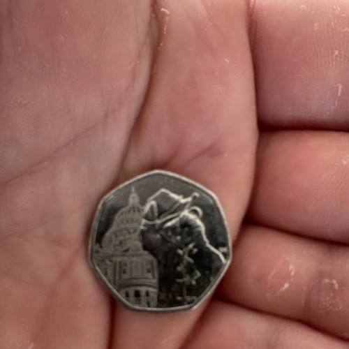 Elizabeth 50p coin - ii,
