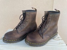 Dr. Martens - CrazyHorse - Brown Leather Boots (8-eye lace up) - Size 5 UK/EU 38