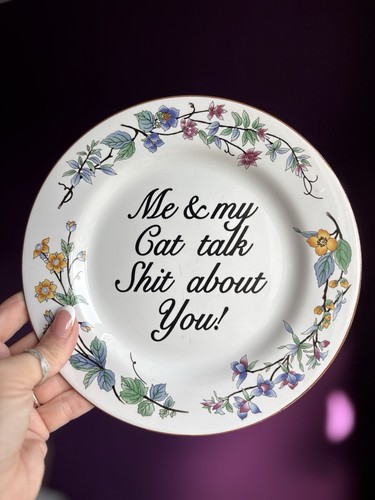 Small floral plate - floral,