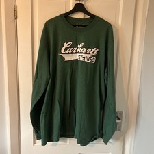 Men's Carhartt Sweatshirt Size XXL Green New No Tags