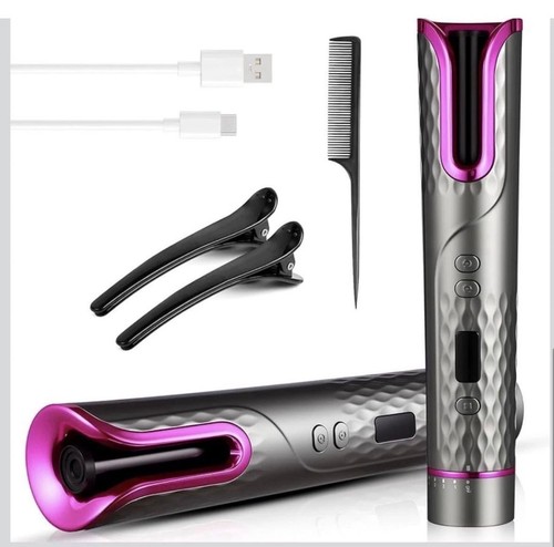 Cordless automatic hair - automatic, curler