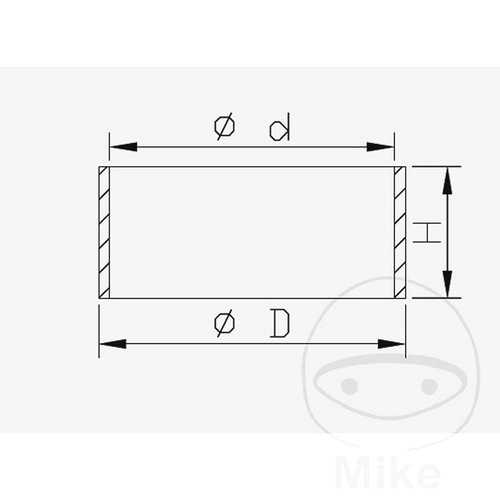 Piston ring fork - piston,