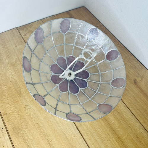 Vintage capiz shell - capiz, uplighter
