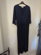 Feather and Bone Navy Blue Ladies Stretchy Dress Size Large/18 New
