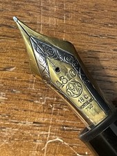 Mont Blanc Meisterstuck 149 4810 18C 750 Fountain Pen 18k Nib With Inkwell 