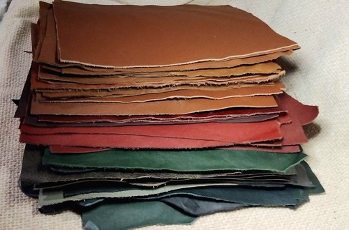 Pack leather pieces a4 - leather,