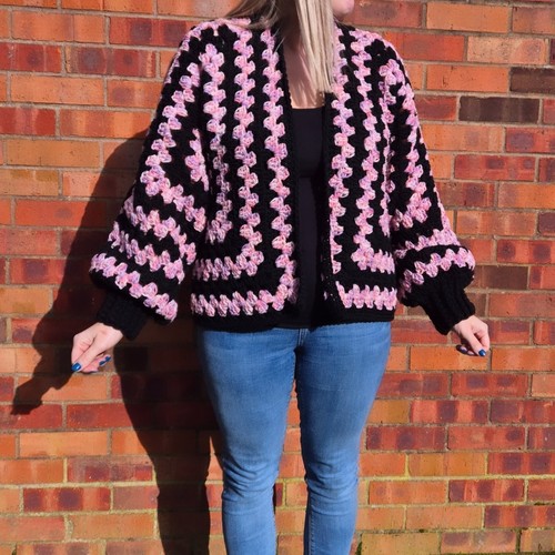 Crochet cardigan hexi - crochet,