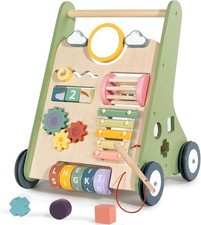LOL-FUN Wooden Baby Walker for