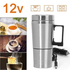 Heated Travel Mug 300ML Portable Car Truck Electric Kettle Thermal Coffee Cup