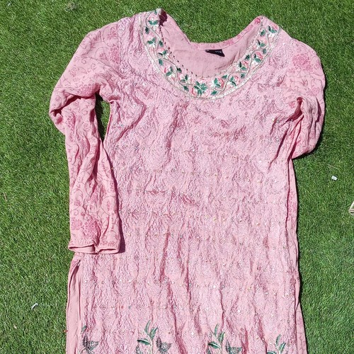 Women pink embroidered - pink,