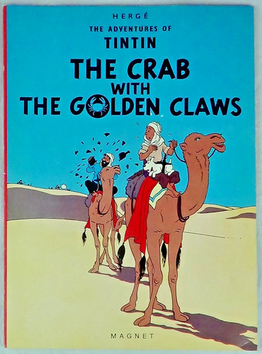 The crab with golden - with,
