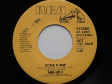Menudo Come Home 7" RCA JK14207 EX 1985 US pressing, demo