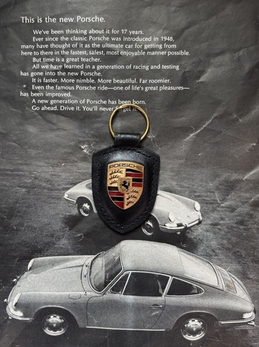 One genuine porsche keyring - genuine,
