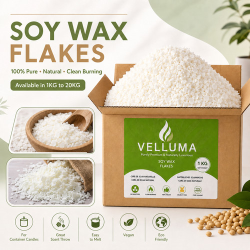 Soy wax pellets 1kg - soy, 1kg–20kg