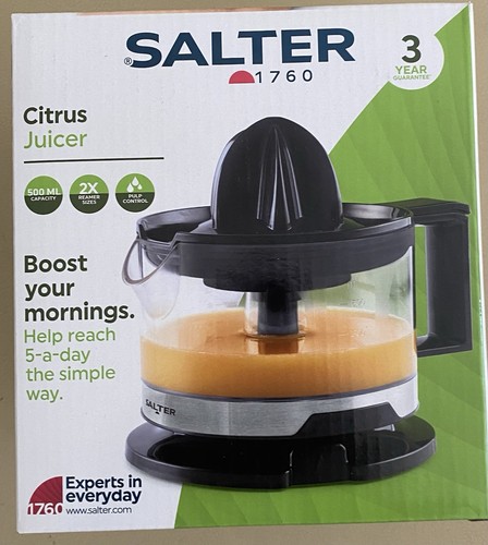 Salter electric citrus juicer - salter,