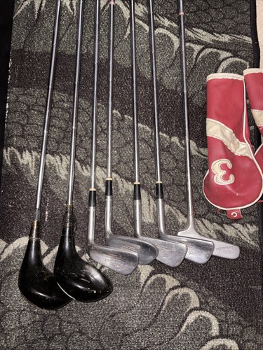 Set vintage retro golf - of, 7