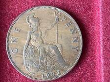 King George V One Penny 1932 Nice Grade Coin (#20)