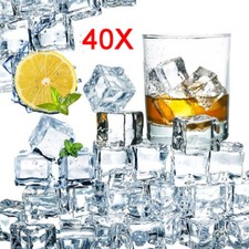 40pcs clear fake artificial - clear,