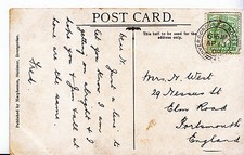 Genealogy Postcard - Family
