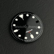 29mm Black Watch Dial Green
