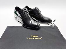 CHAMARIPA Mens Derby Elevator Patent Leather Shoes - 8 cm Height - UK 5.5 - NEW