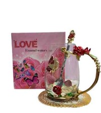 Beautiful Love Enamel Flower