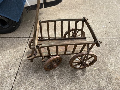 Antique primitive wooden - primitive, goat