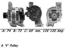 WAI Alternator 120AMP for Ford