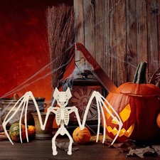 Plastic Halloween Bat Skeleton