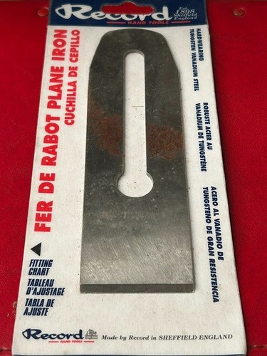 Vintage record plane iron - vintage,